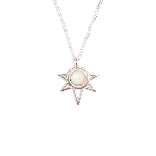 Mini Sun Necklace - OPAL