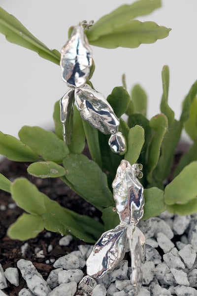 Cactus Leaf Earrings